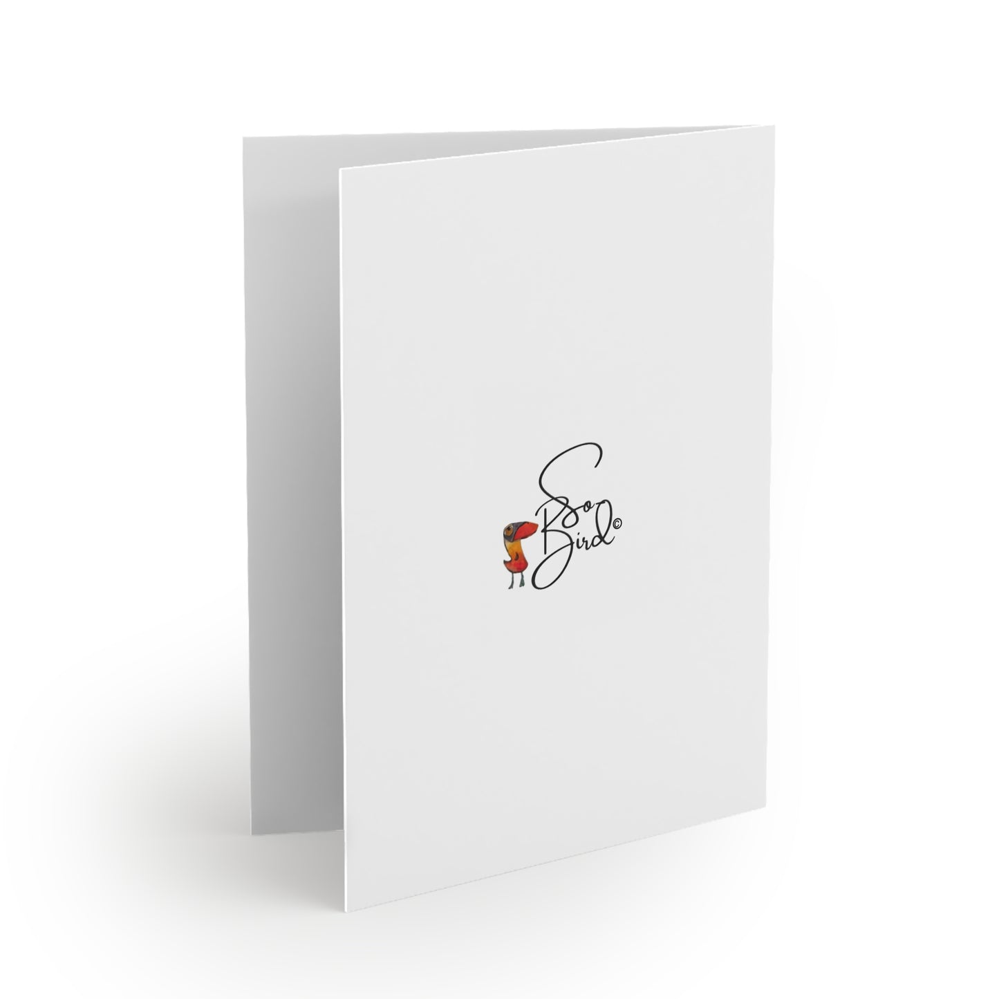 The Printify Greeting Card Set - 'We' Thing Friends in Recovery BLANK features a blank white card, perfect for sharing thoughtful messages with friends in recovery and celebrating important milestones together.