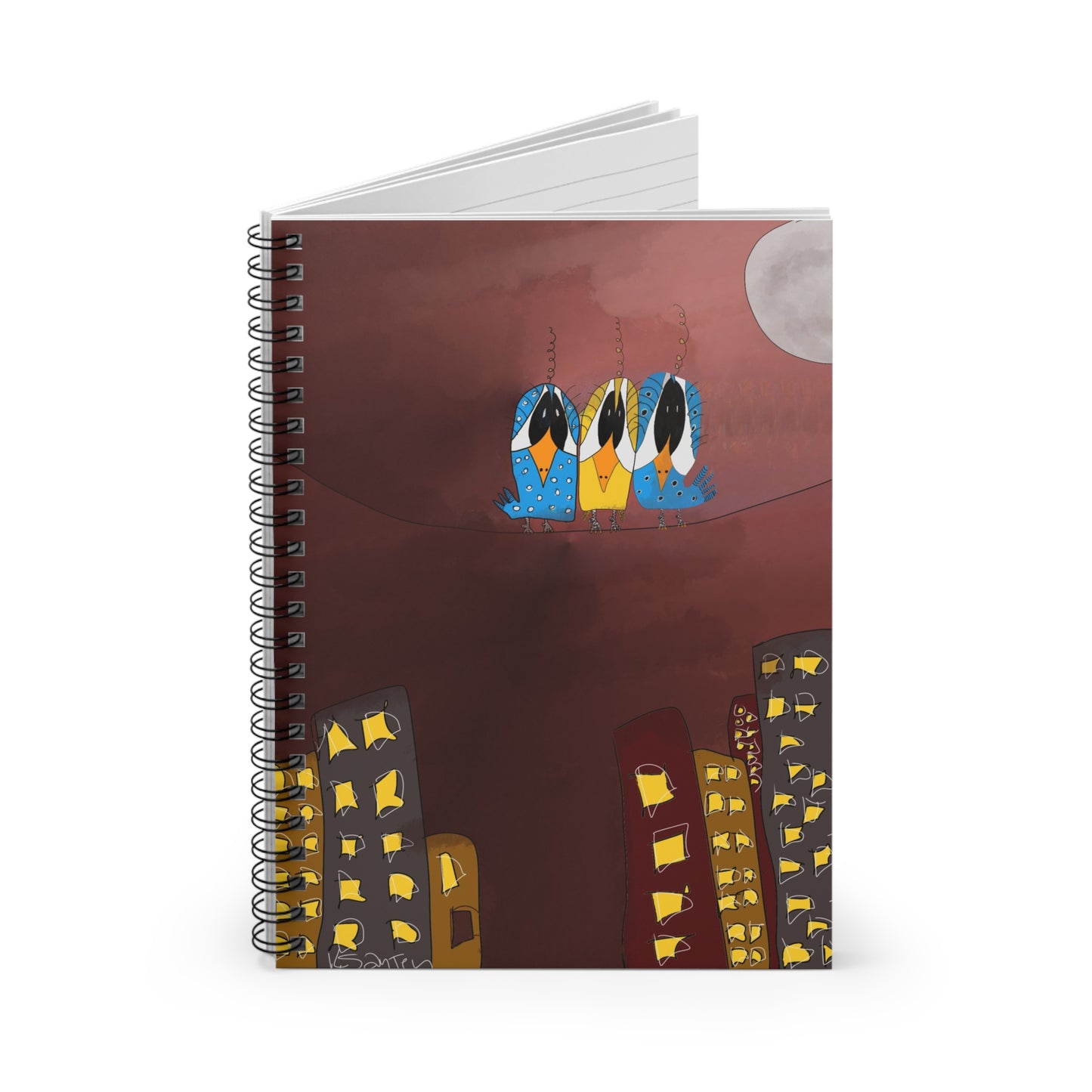 Spiral Notebook - Bird Theme