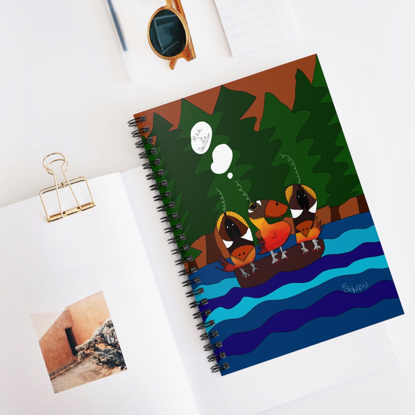 Spiral Notebook - Made a decision - AA Step 2 Ruled Line