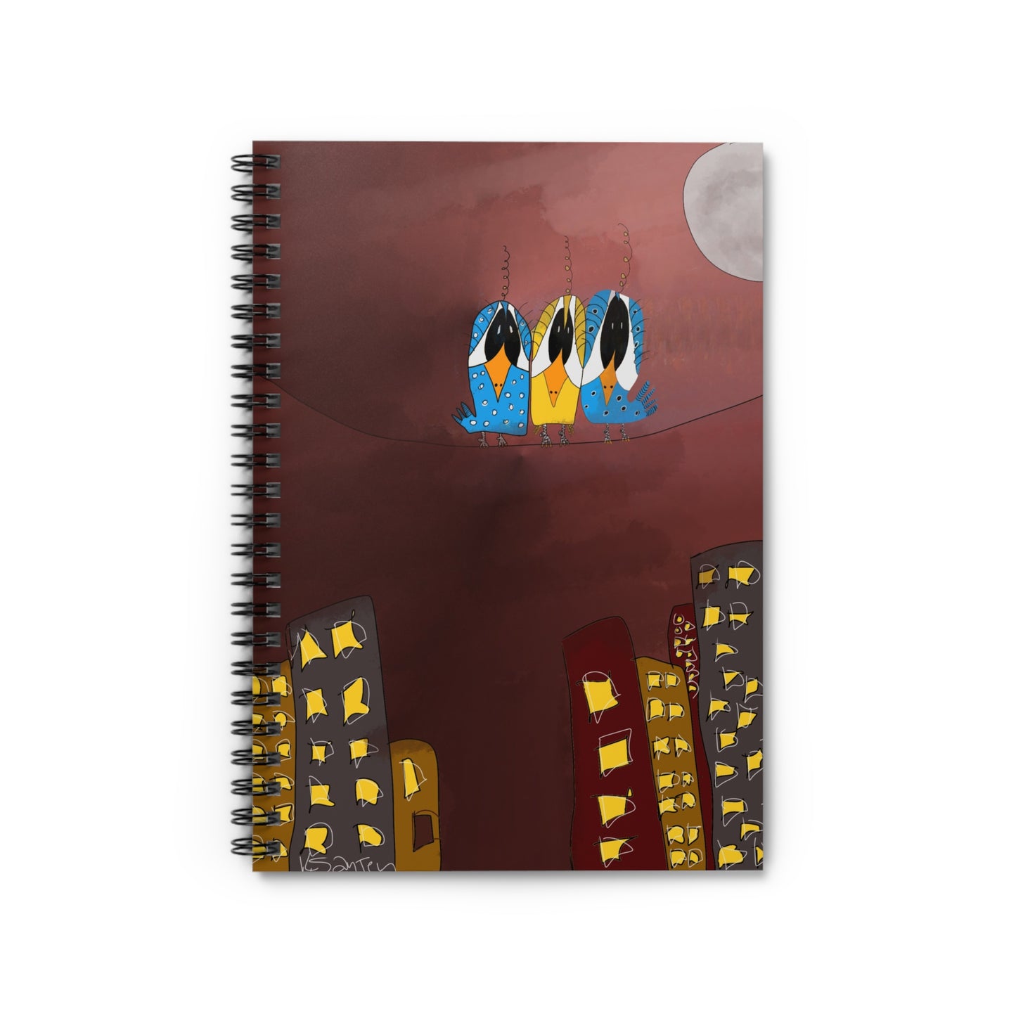 Spiral Notebook - Bird Theme