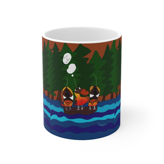 Mug: 3 Birds on a Log - AA Step 2 Made a Decision