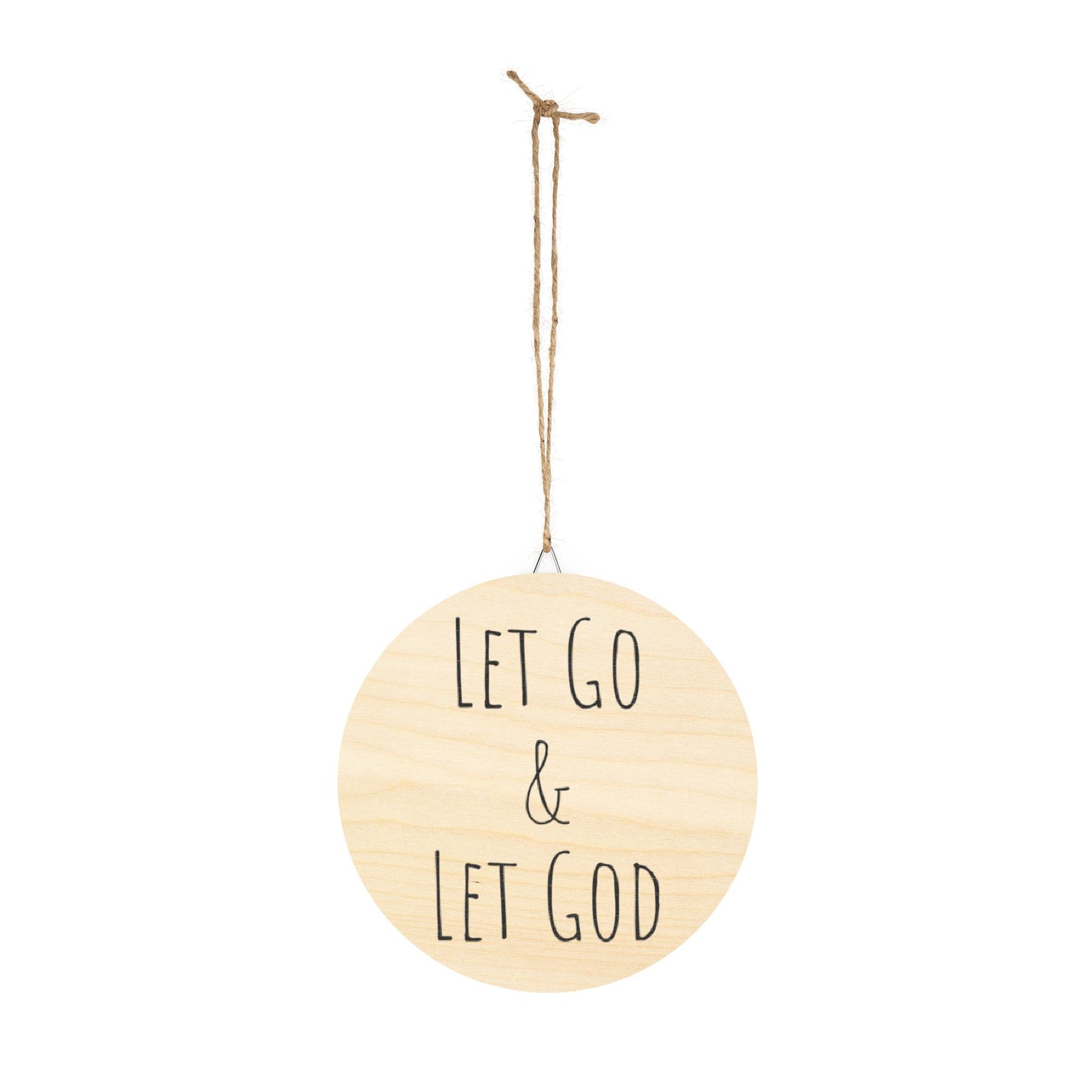 Let Go & Let God -Wood Signs