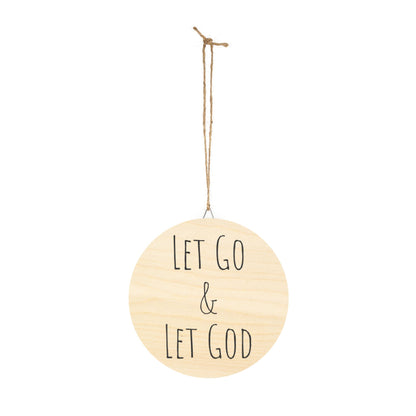 Let Go & Let God -Wood Signs