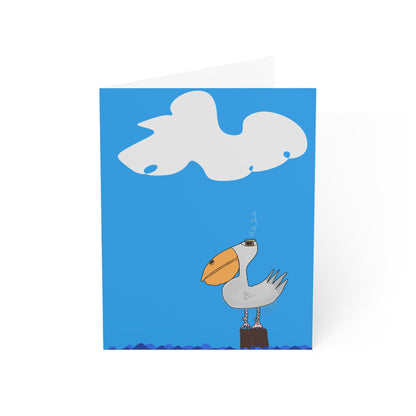 "One" Pelican - Greeting Cards (1, 10, 30, and 50pcs)