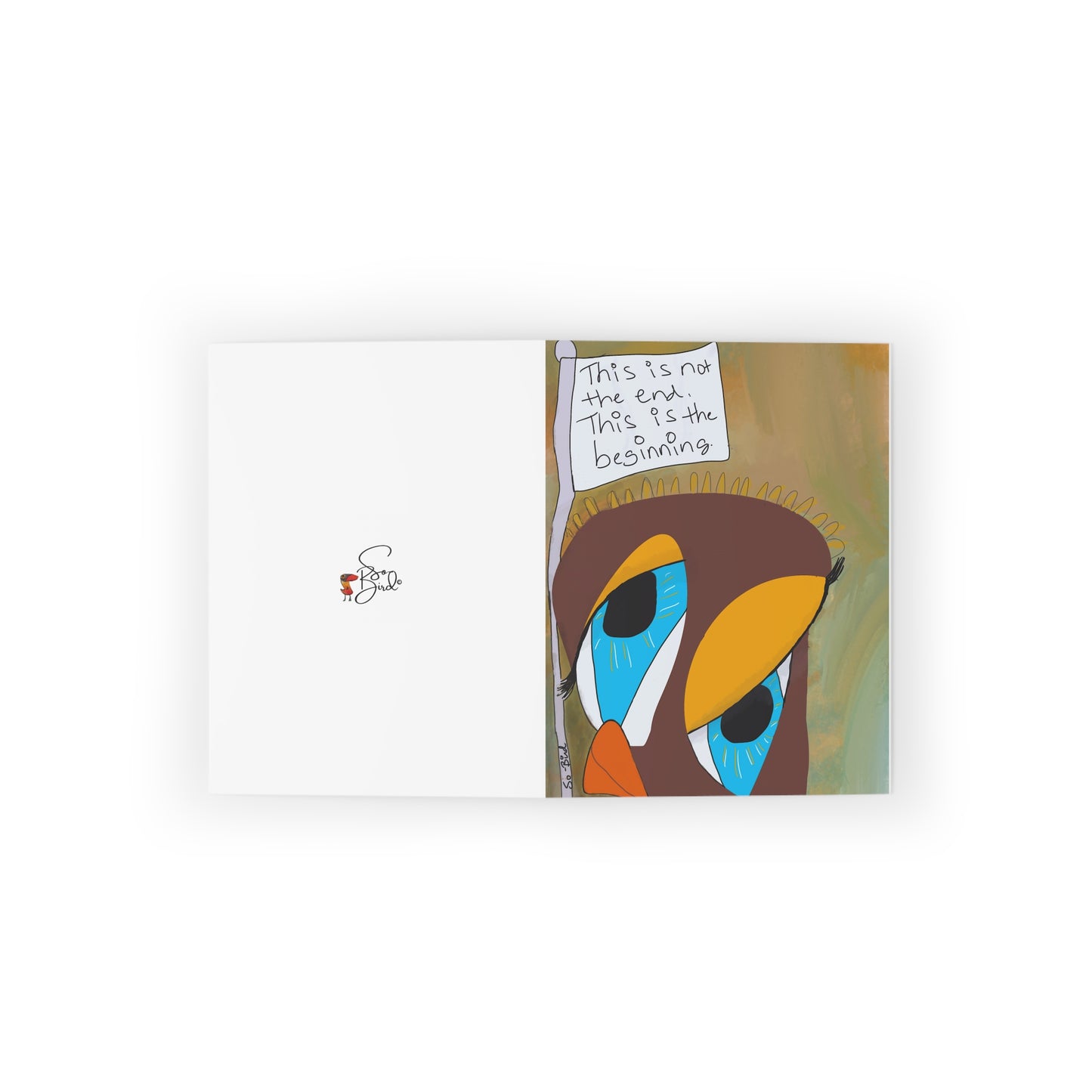 Greeting Cards Set - This Is Not The End- 1, 8, 16, and 24 pcs