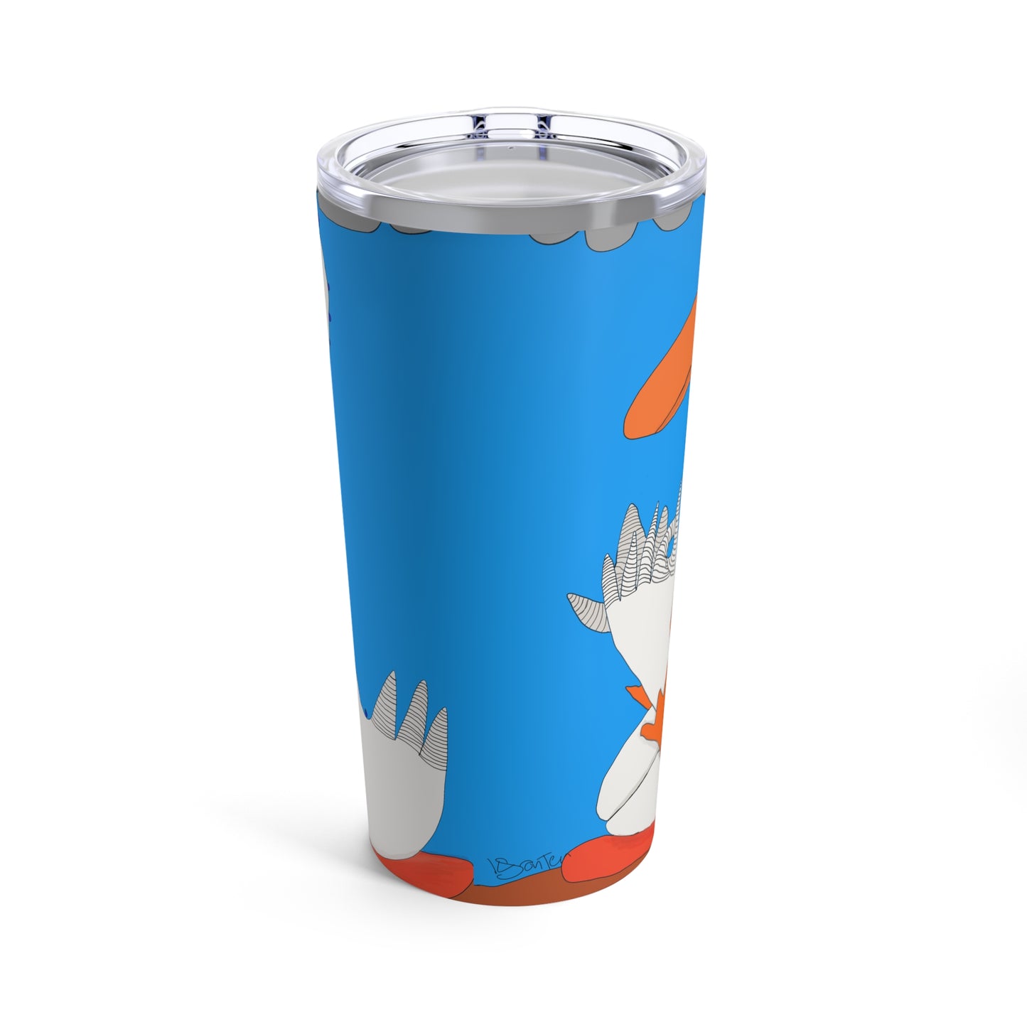 Tumbler 20oz Duck Feathers Meditation Sobriety Gift