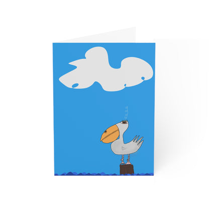 "One" Pelican - Greeting Cards (1, 10, 30, and 50pcs)