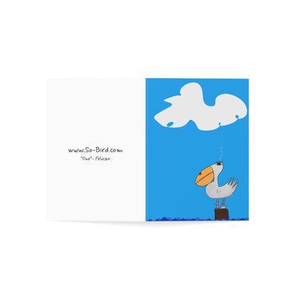 "One" Pelican - Greeting Cards (1, 10, 30, and 50pcs)