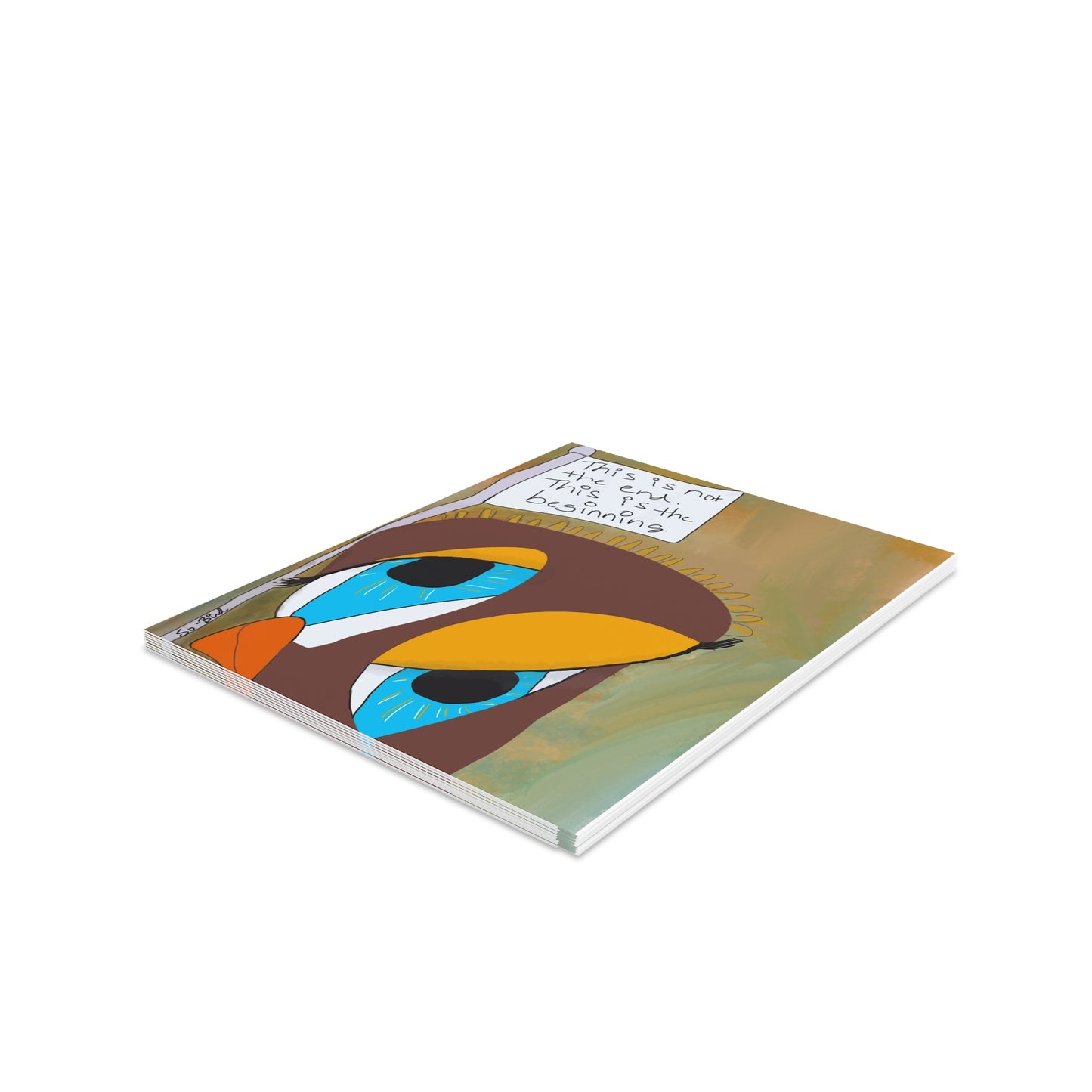 Greeting Cards Set - This Is Not The End- 1, 8, 16, and 24 pcs